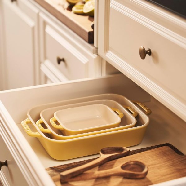 STAUB Ceramic Baking Dish Set Oven Safe Kitchen Essentials-1