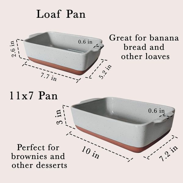 MORA Ceramic Baking Dish Oven Safe Scratch Resistant-1