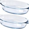 Yomvzake Mini Casserole Dish Borosilicate Glass Oven Safe-0