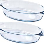 Yomvzake Mini Casserole Dish Borosilicate Glass Oven Safe-0