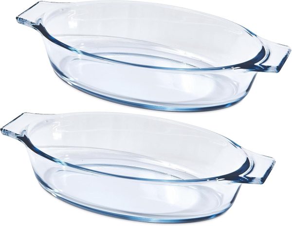 Yomvzake Mini Casserole Dish Borosilicate Glass Oven Safe-0