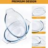 Yomvzake Mini Casserole Dish Borosilicate Glass Oven Safe-1
