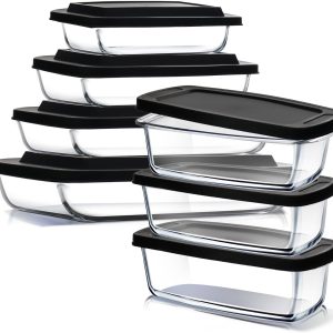 EATEX Glass Baking Dishes with Lids Oven Safe Multi-pack-0