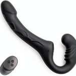 GAIWU Strapless Strap On Dildo Vibrator Lesbian Pegging-0