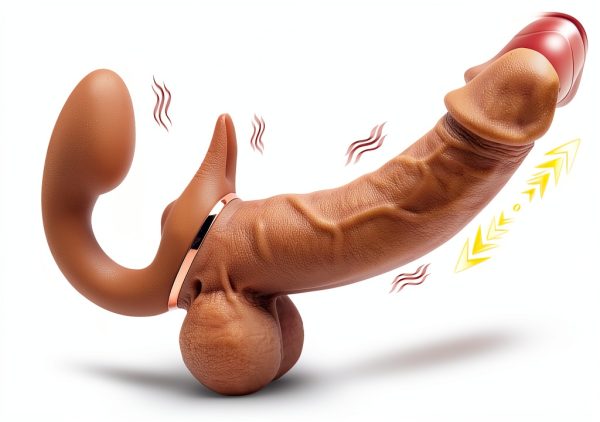 Kocopro Double Ended Dildo Vibrating Thrusting Silicone-0