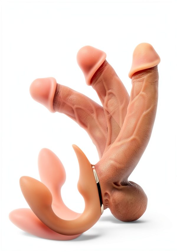 Kocopro Double Ended Dildo Vibrating Thrusting Silicone-4