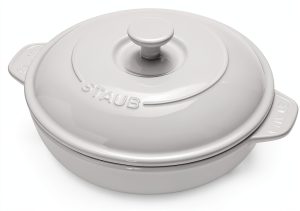 STAUB Ceramic Baking Dish Round White Oven Safe-0