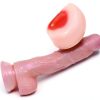 Domlust Pink Jelly Dildo Realistic Design Anal Stimulation-2
