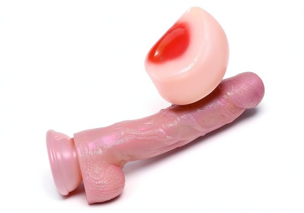 Domlust Pink Jelly Dildo Realistic Design Anal Stimulation-2