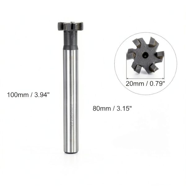 Tungsten Carbide T-Slot Milling Cutter uxcell-1