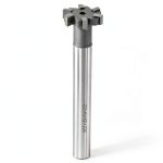 uxcell T-Slot Cutter 25mm 6mm Depth 12mm Shank 6-Flute Carbide-0