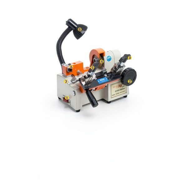 Emnrod Horizontal Cutting Machine 110V 120W Compact Woodruff Cutter-1