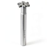 uxcell T-Slot Milling Cutter 25mm Cutting Diameter 12mm Shank 6 Flute-0