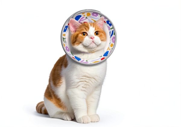 GoGoPaw Breathable Air Mesh Cat Cone Collar Adjustable Recovery-6