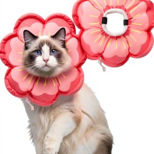 Cat Cone Collar EXPAWLORER Soft Waterproof Recovery for Cats-0