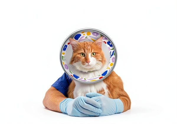 GoGoPaw Breathable Air Mesh Cat Cone Collar Adjustable Recovery-5