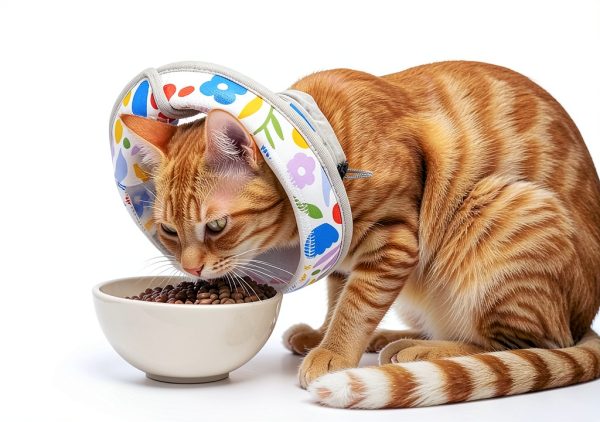 GoGoPaw Breathable Air Mesh Cat Cone Collar Adjustable Recovery-3