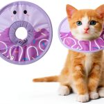 Cat Recovery Collar SLSON Lightweight Soft Donut Adjustable Purple XS-0