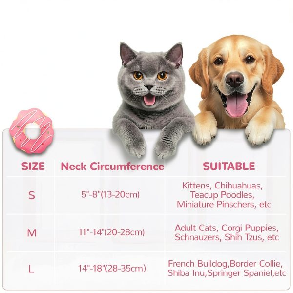 Inflatable Dog Cone Collar seektik Adjustable Collar with Clear Shield-2