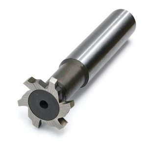 NACX HSS-AL T Slot End Mill, High-Speed Steel Aluminum, Unfinished, Corner Radius, 6 Flute, 14mm x 2mm x 60mm-0