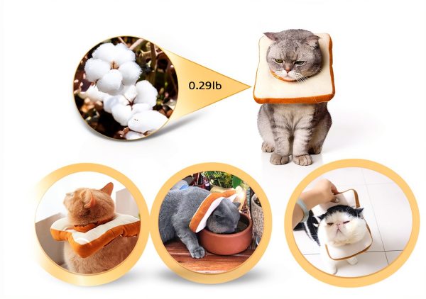Amakunft Adjustable Cat Cone Collar Soft, Cat Recovery Collar, After Surgery Neck Cone, Elizabethan Collar for Kitten-2