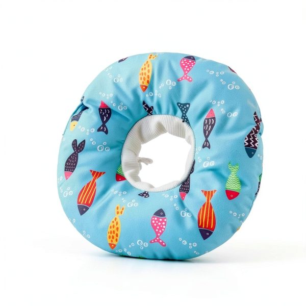 Cat Cone Collar Soft Adjustable Recovery Collar by libfrnt Blue-5