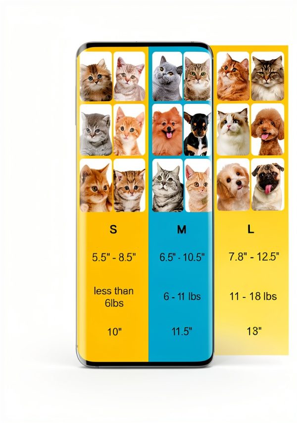 EWES Cat Cone Collar Soft M – Recovery Collar with Hamburger Style-5