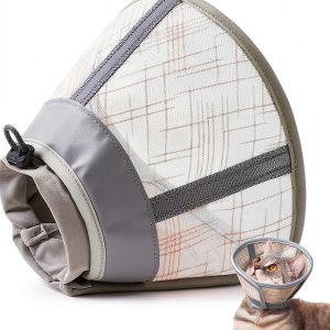 Supet Cat Cone Collar Soft, Air Mesh Recovery Collar to Stop Licking, Breathable Neck Cone Alternative for Small Kitten, Lightweight Cat Head Cone Anti Scratch (S)-0