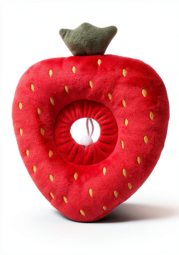 Weewooday 4 Pcs Adjustable Cat Cone Collar Soft Cat Recovery Collar Cute Kitten Fruits Shaped After Surgery Wound Elizabeth Padded Pet Neck Anti Bite Lick Dog Comfortable Smooth Texture-3