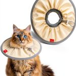 Agape Comfortable Cat Cone - Lightweight Soft Recovery Collar for Cats After Surgery - Protective E-Collar for Small, Medium, and Large Cats - Stops Licking & Scratching for Wound Care-0