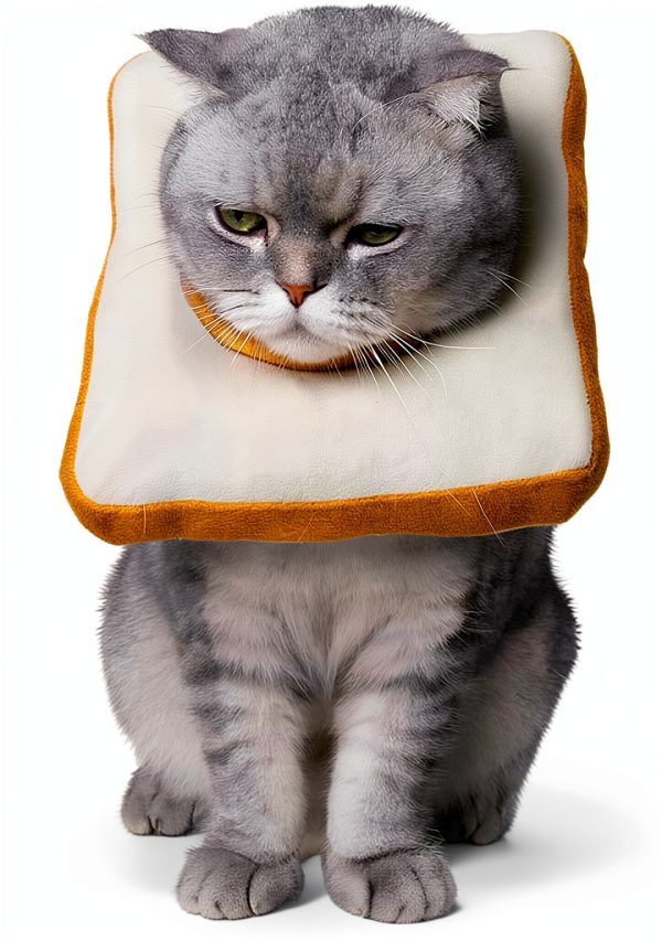 Amakunft Adjustable Cat Cone Collar Soft, Cat Recovery Collar, After Surgery Neck Cone, Elizabethan Collar for Kitten-0