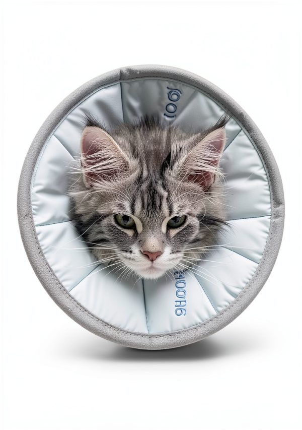 Touchdog Adjustable Soft Cat Cone Collar Waterproof Recovery Pink-6